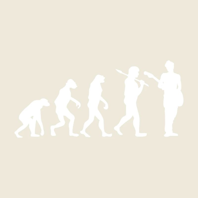 Evolution guitar guitarist music gift