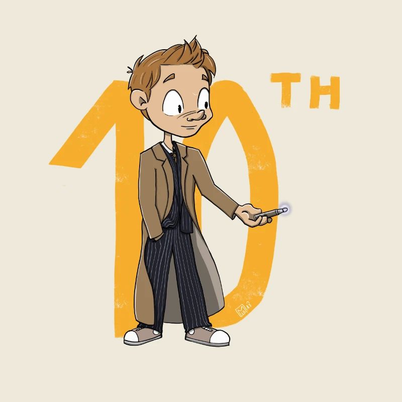 The 10th Doctor, chibi version