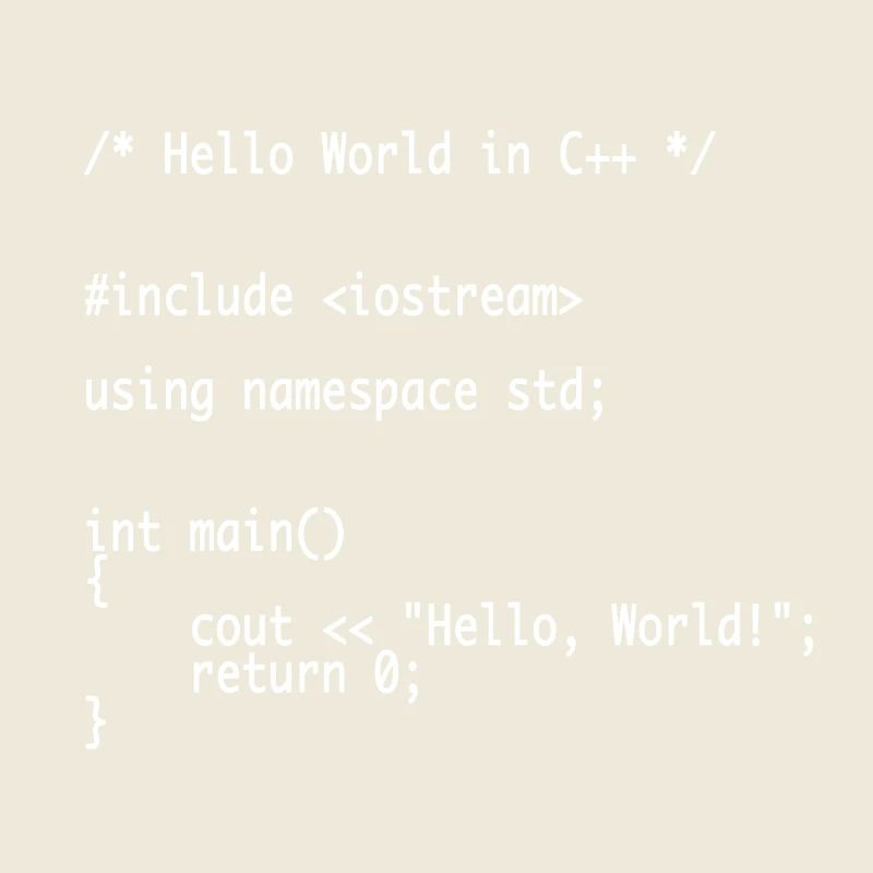 Bonjour le monde C ++ Programmer Nerd Shirt