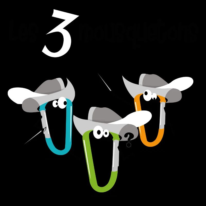 3 carabiners