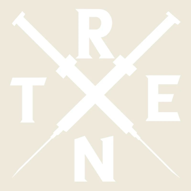 Tren Spritze Bodybuilder anabole Steroide Geschenk