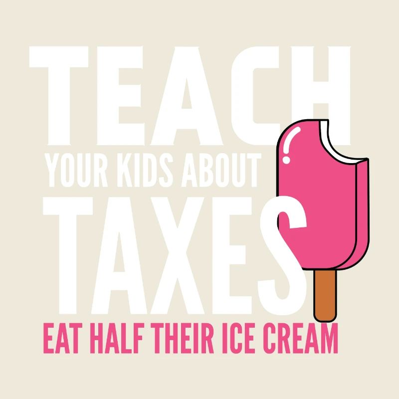 Steuern - Eiscreme - Hälfte - Beibringen