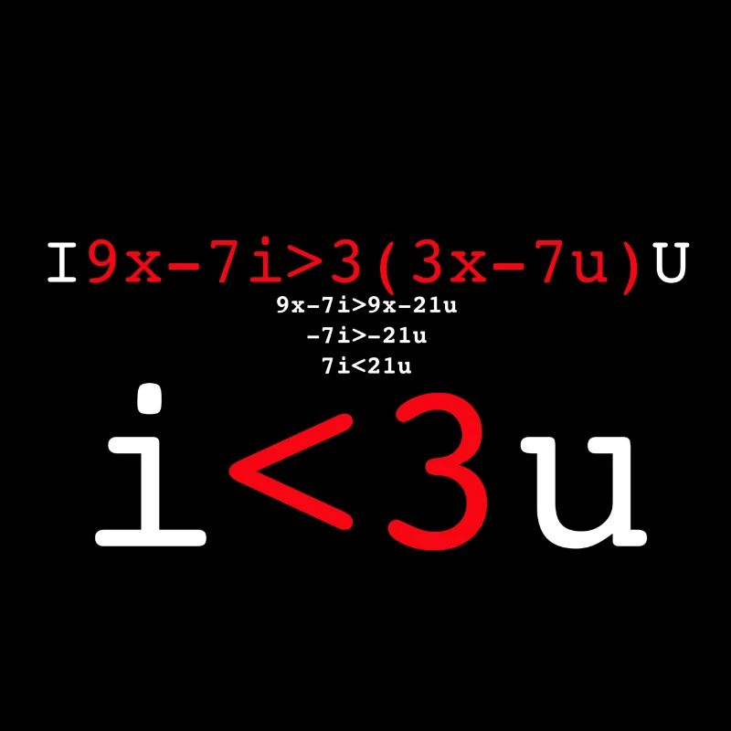 i Love you, Maths Amour