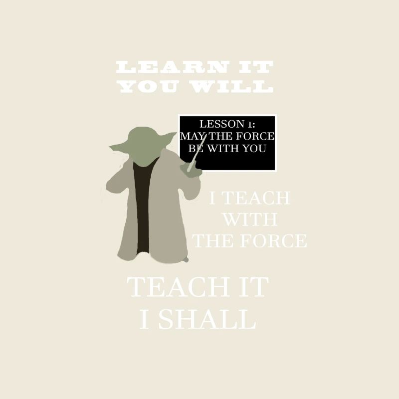 Teacher tech with master Yoda