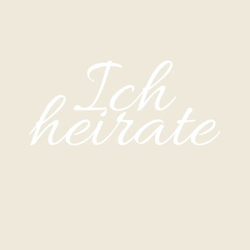 Ich heirate