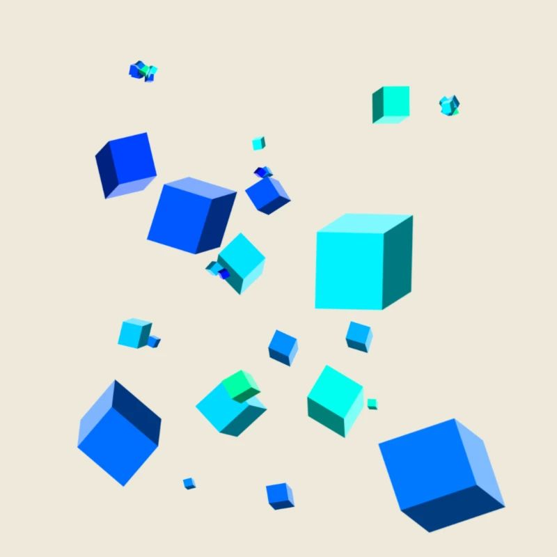 3D cubes
