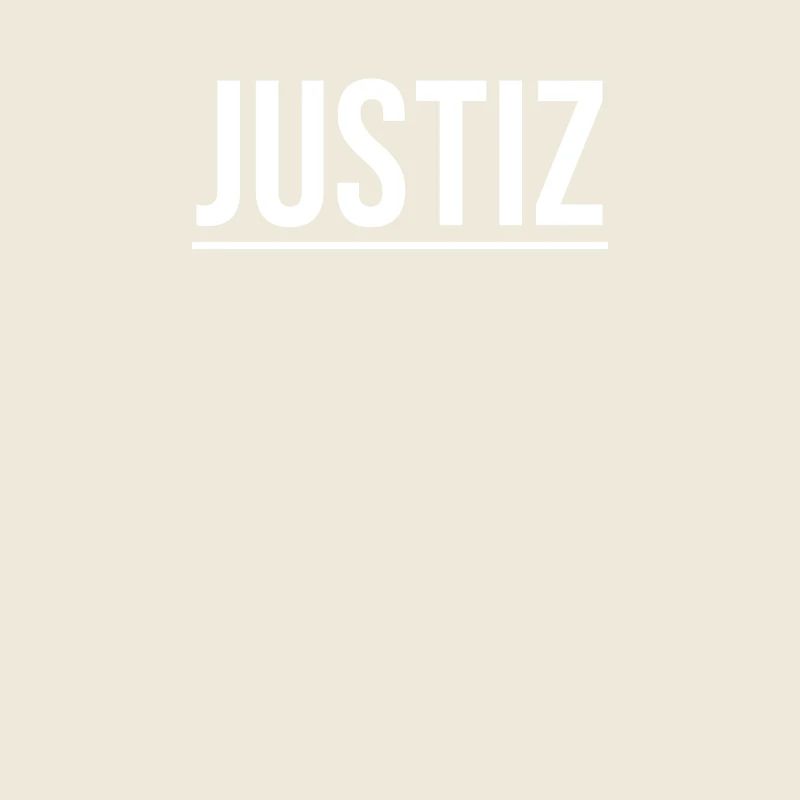 Einfaches dunkles Justiz Shirt Geschenkidee