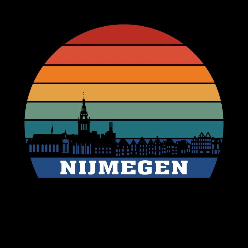 Nijmegen Skyline Silhouette Souvenir Netherlands
