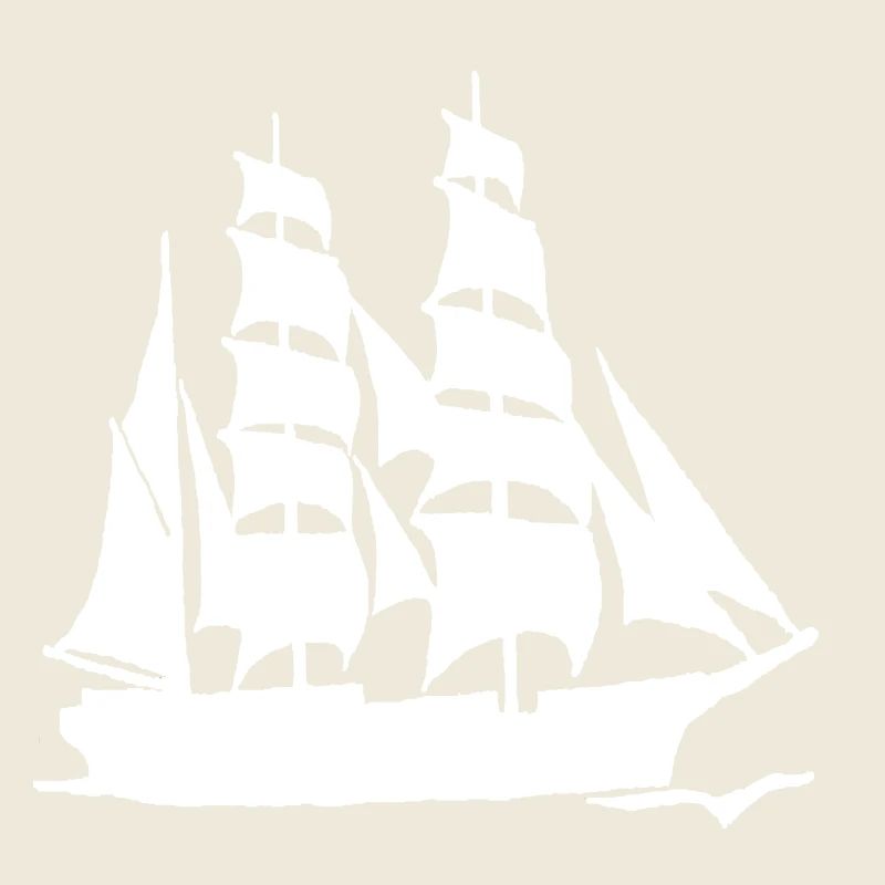 SEGELBOOT GROßFORMAT WEIß