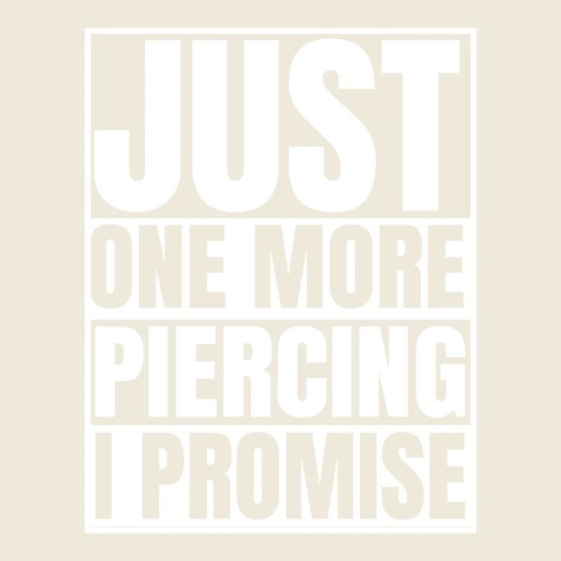 Lustiger Piercing Spruch Schmuck Englisch Geschenk