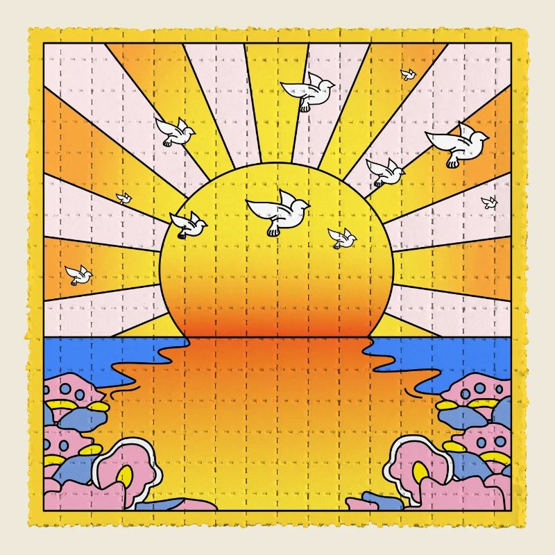 California Orange Sunshine LSD Blotter Sheet
