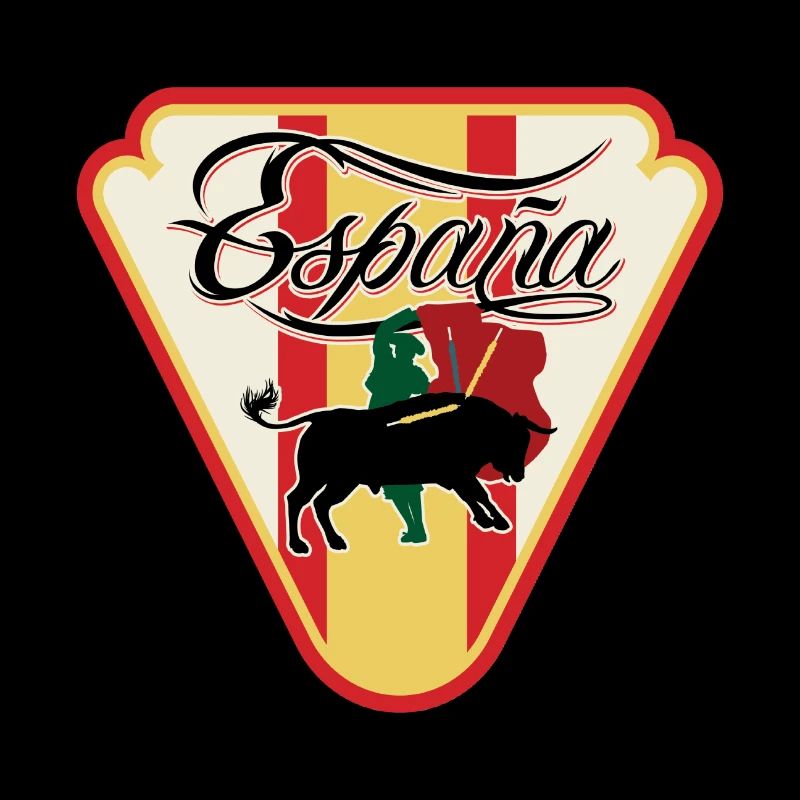 Spanien Reise Souvenir Aufkleber Spanische Flagge Abzeichen