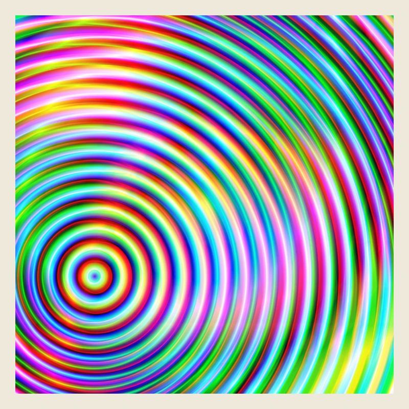 Colored rounds 3d