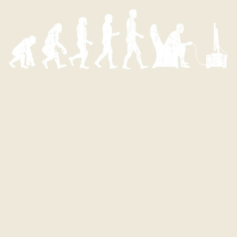 Gamer Evolution Zocker Spielen