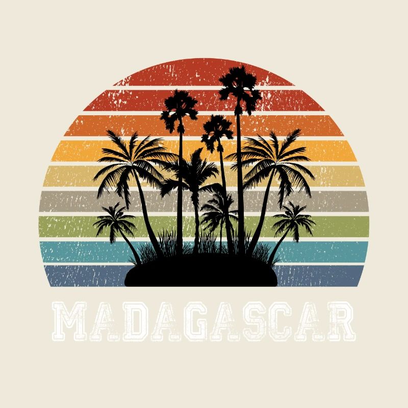 Madagascar Palms Vintage Design / Gift