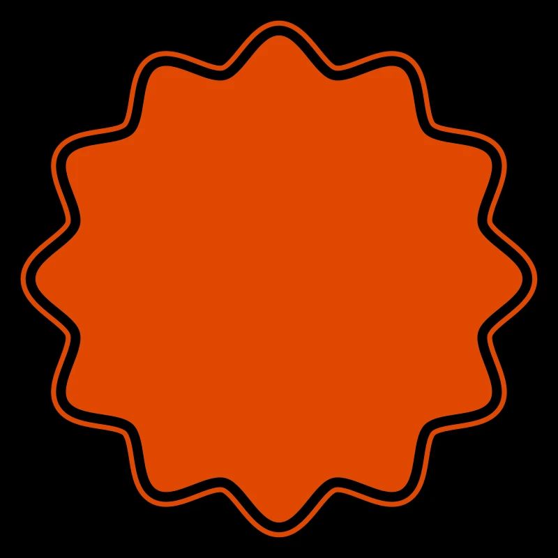 Emblem | Form | Star Round Corners (Vectorgraphic)