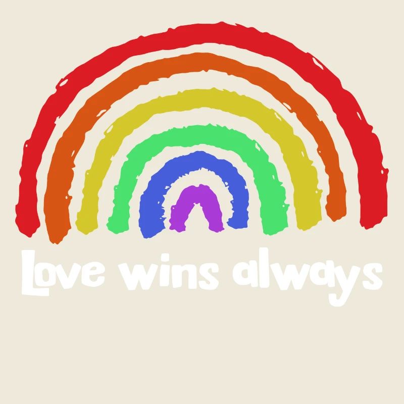 Liebe Statement Frieden Regenbogen Freiheit