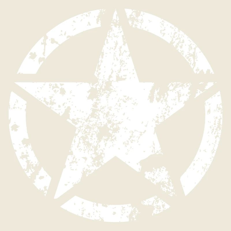 Weathered Circular Star