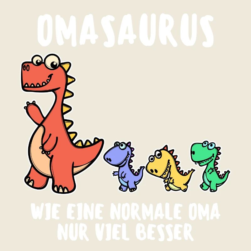 Dinosaurier Statement Oma Großmutter Alte Frau