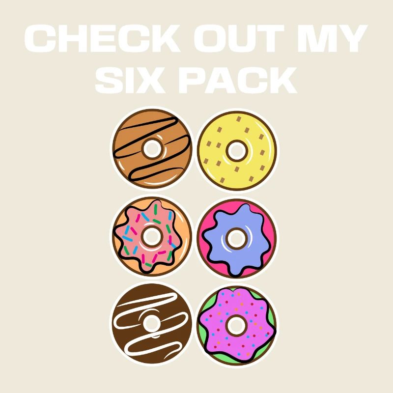 Bonbons Snacking Delicious Funny Donut Statement