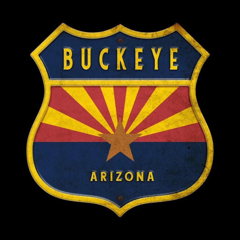 Buckeye Arizona flags crest design