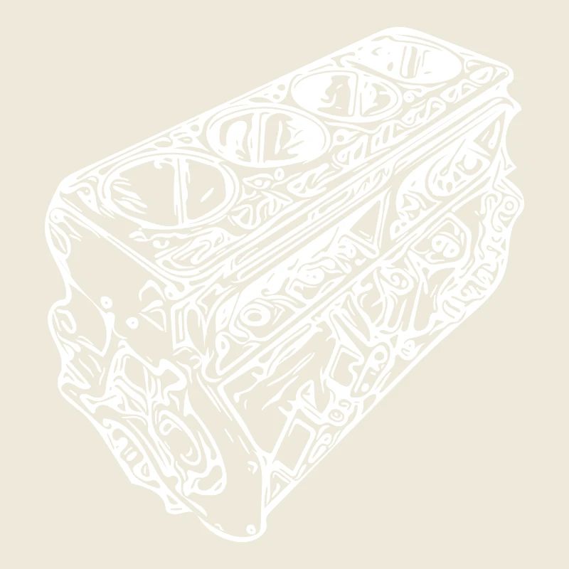 Auto Engine Block Cylinder Displacement Fan