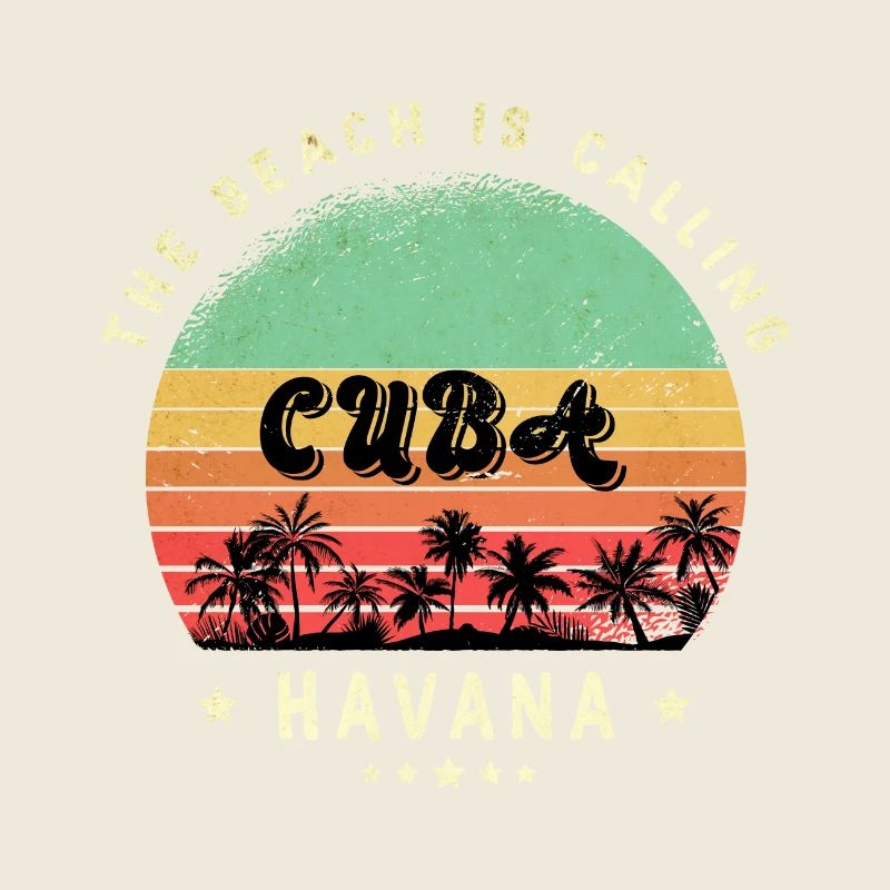 Design de plage de Havana Cuba