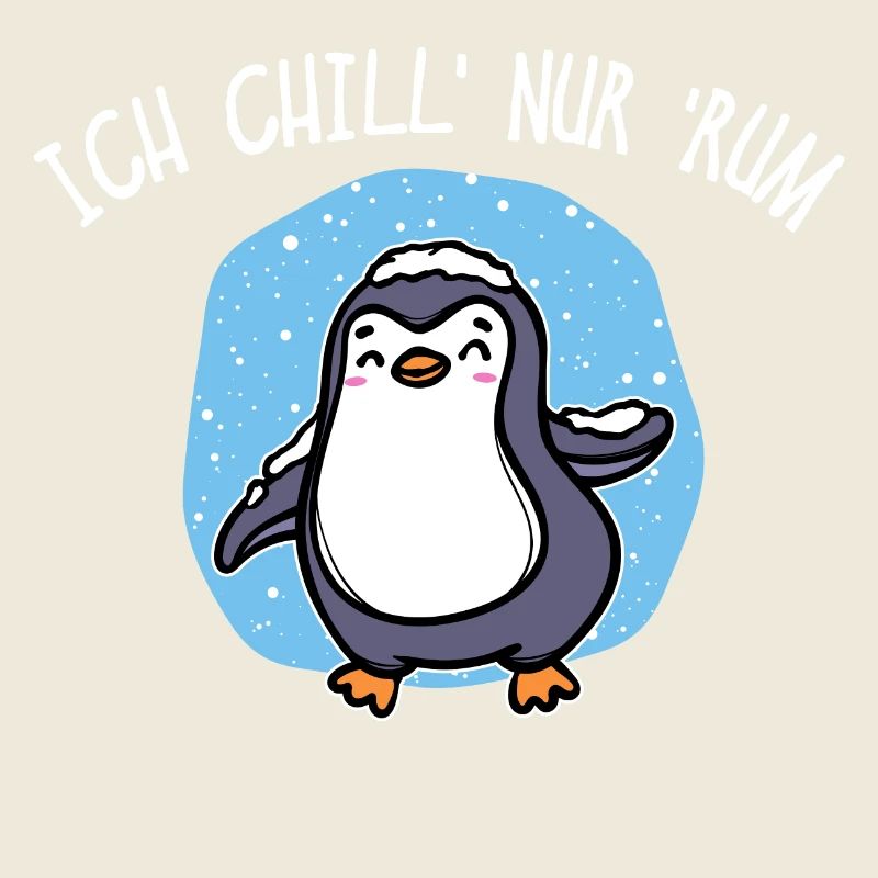 Pinguin Kälte Schnee Statement Tier Vogel Eis