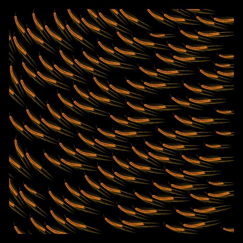 pflanzenmuster sommerlich, gerstenmuster