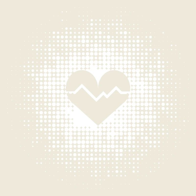 Heart in Points Background