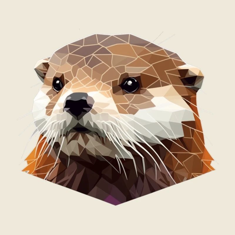 Loutre polygonale