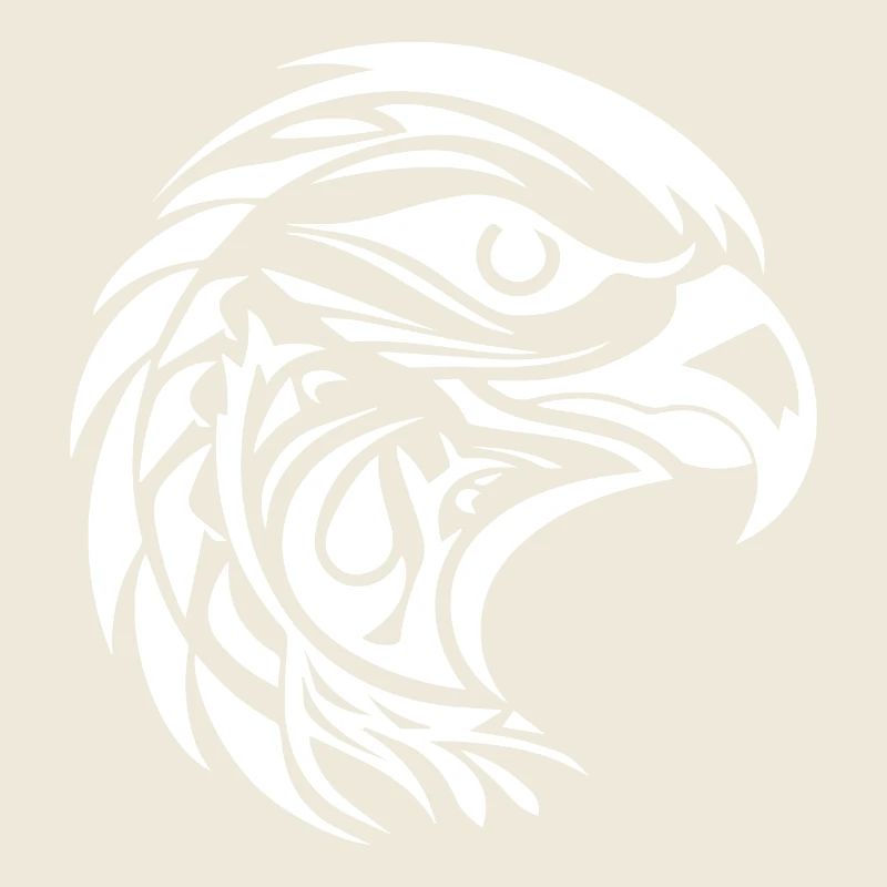 Beau portrait d’aigle dans le style tatouage