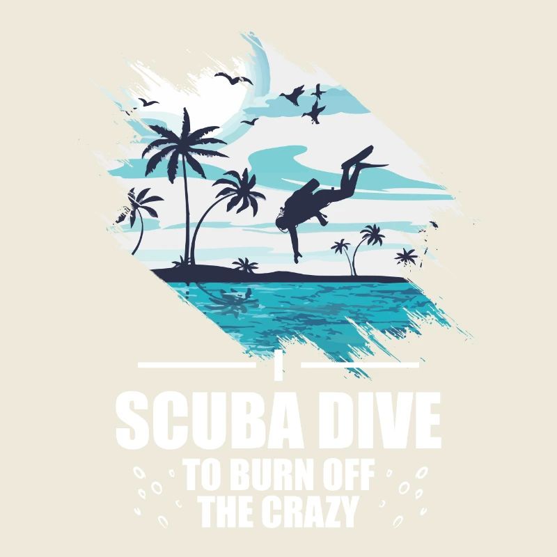 Scuba Diver Speerfischen Design