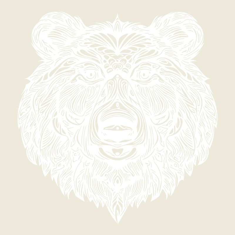 Mignon tête d’ours hirsute