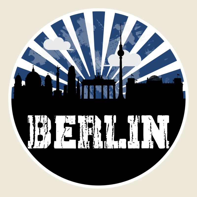 Berlin Skyline Blue Hour