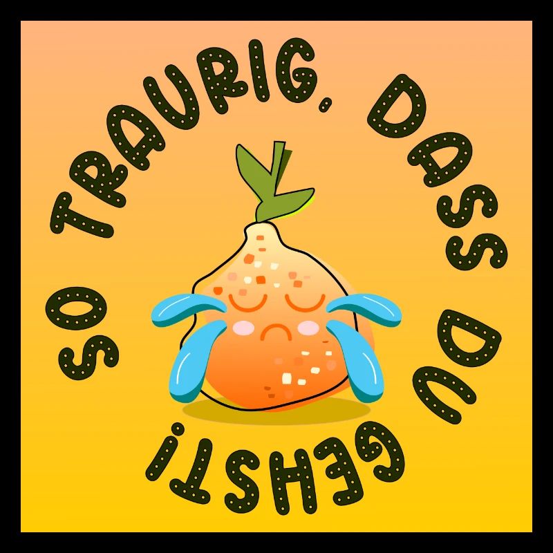 TRAURIGER ABSCHIED ORANGEN