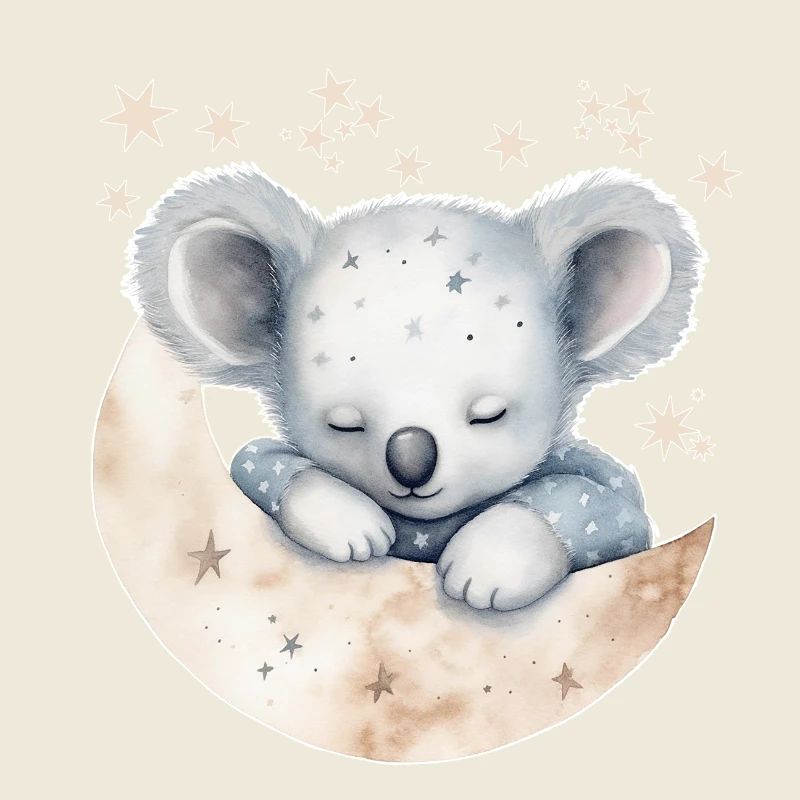 Koala endormi en pyjama