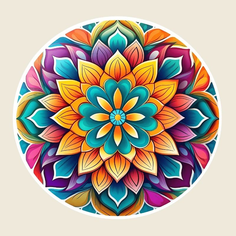 Flower Power Mandala