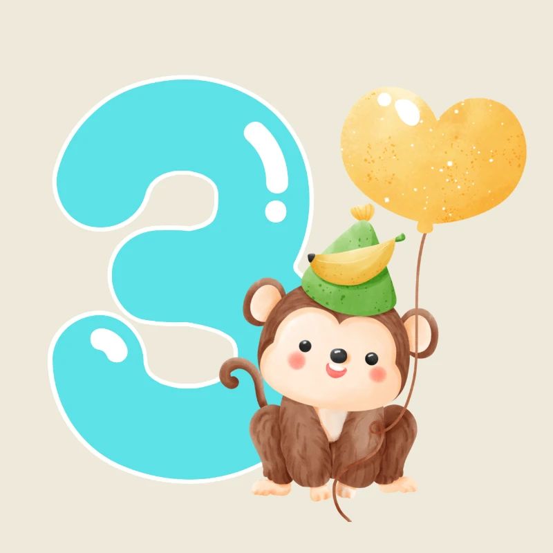 3ème anniversaire. Don de trois ans