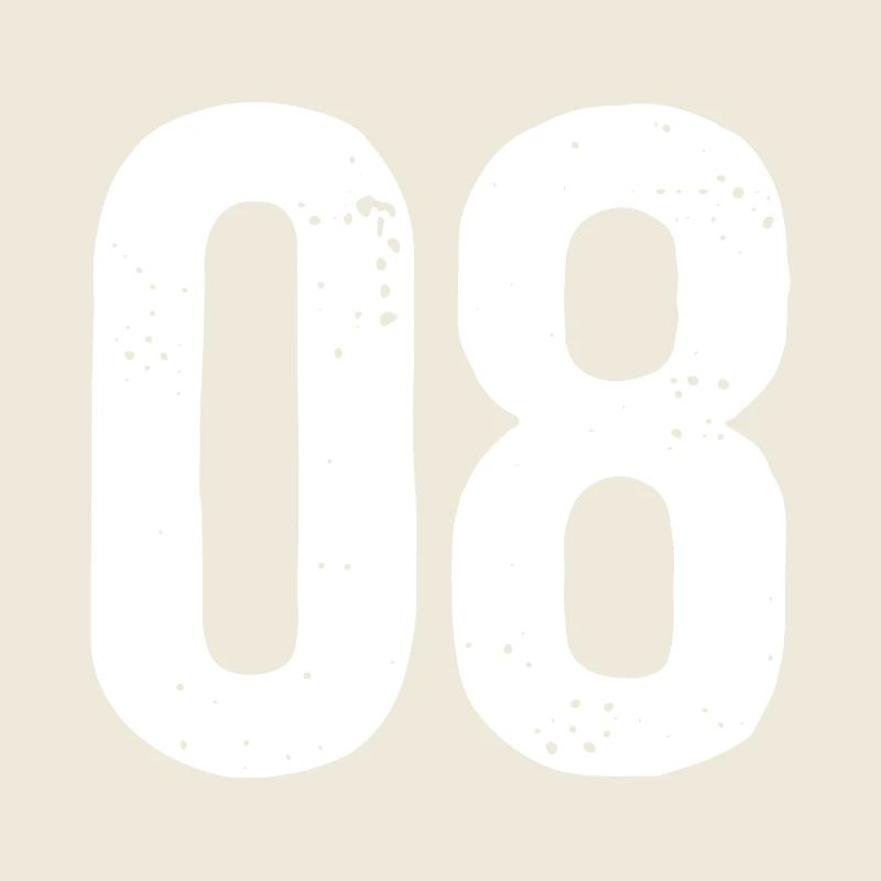 08 Numéros Blanc