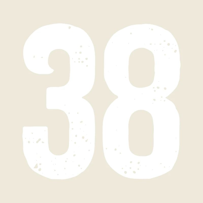 38 Numéros Blanc