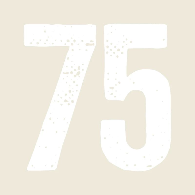 75 Numéros Blanc