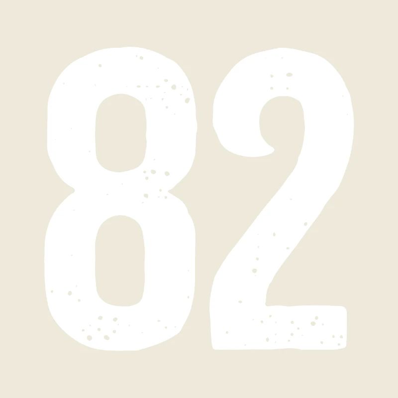 82 Zahlen Weiß
