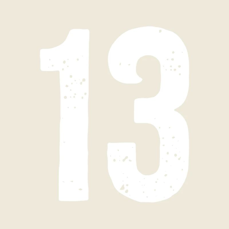 13 Numéros Blanc