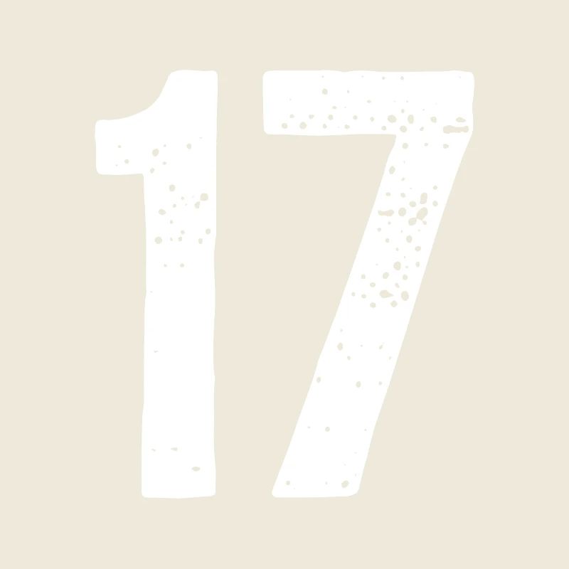 17 Numéros Blanc