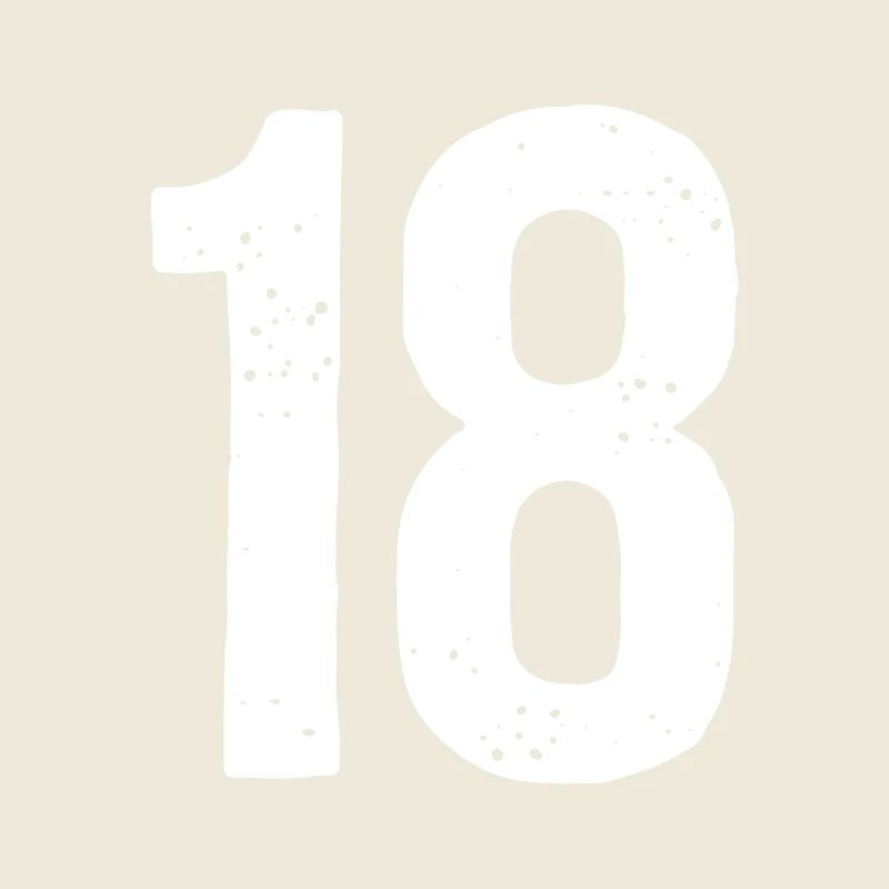 18 Numéros Blanc