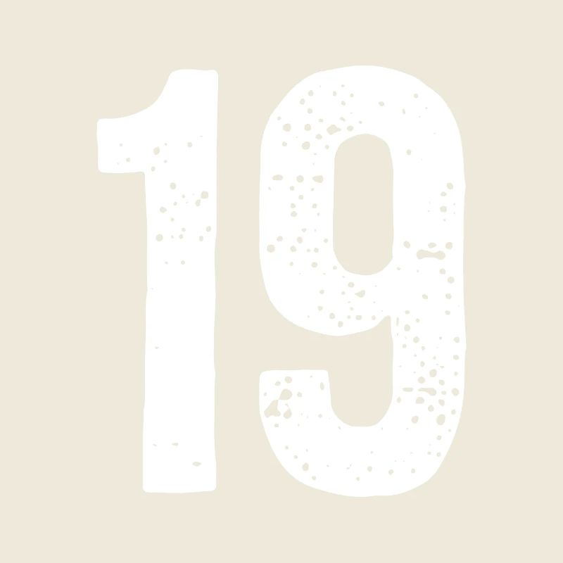 19 Numéros Blanc