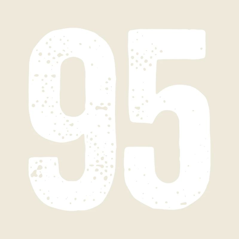 95 Numéros Blanc