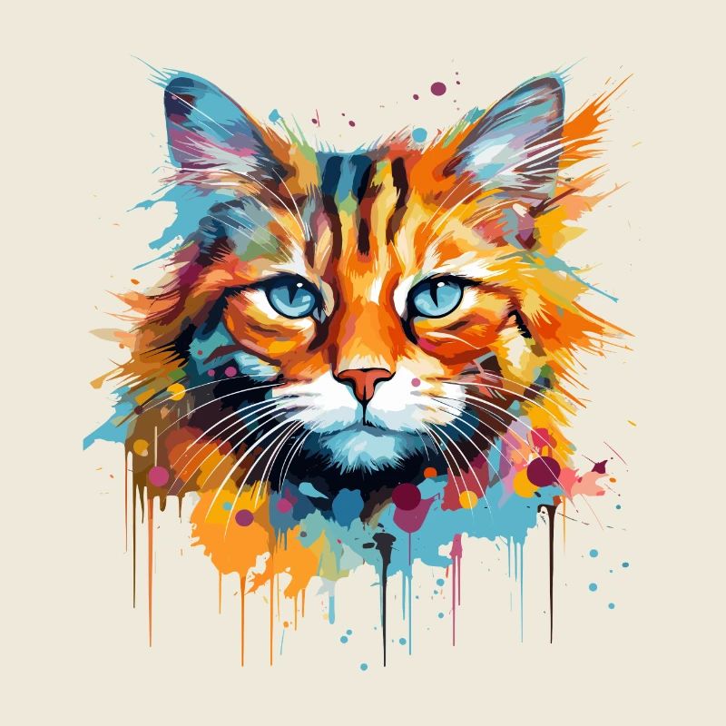 chat roux, chat poil long