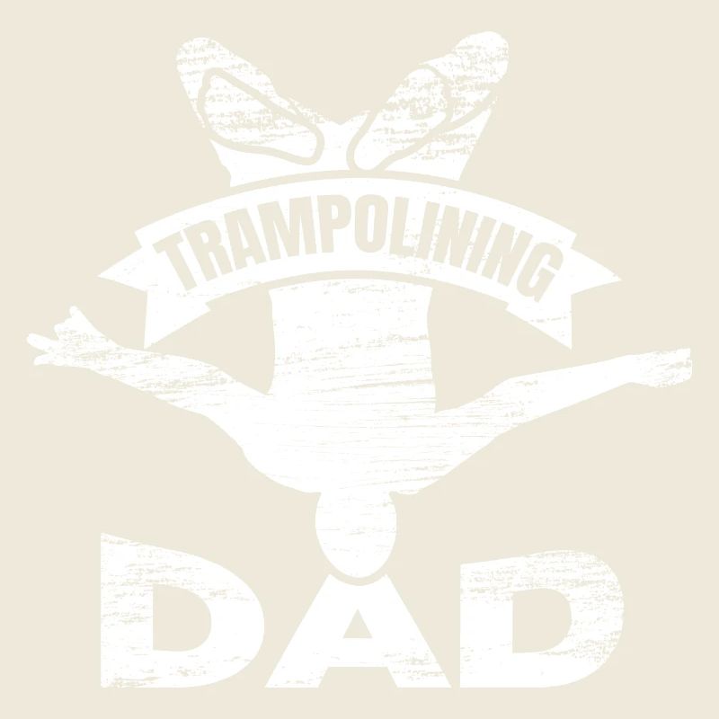 Père sauteur trampoline